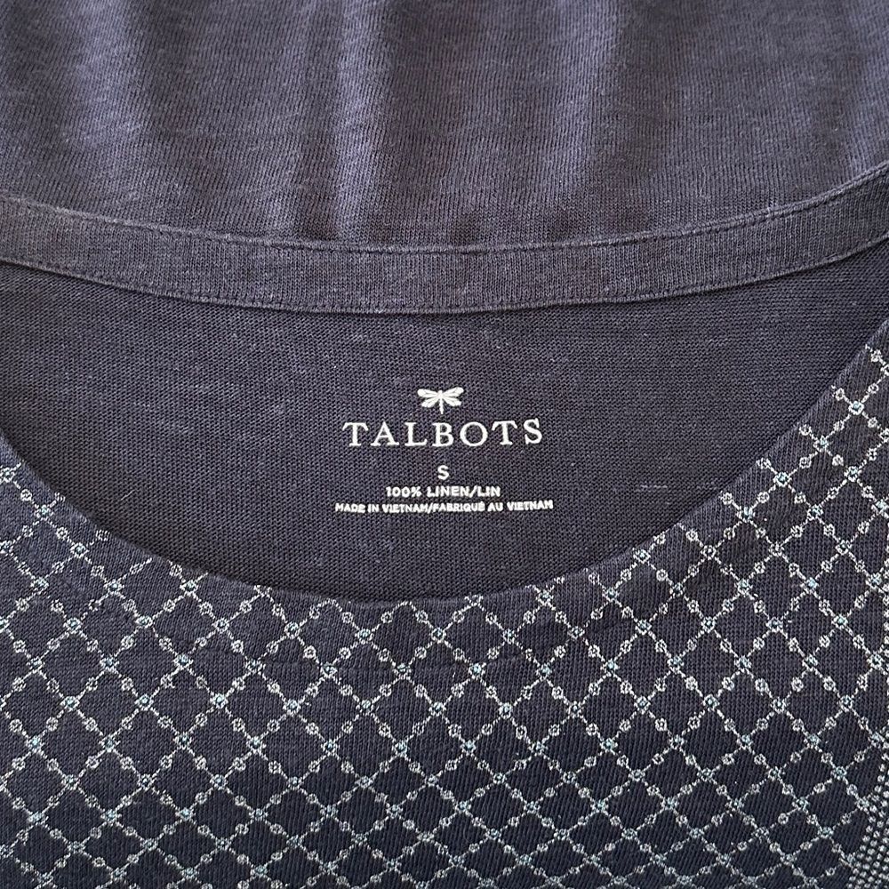 Talbots Linen Tee, Size: Small - Picture 4 of 6